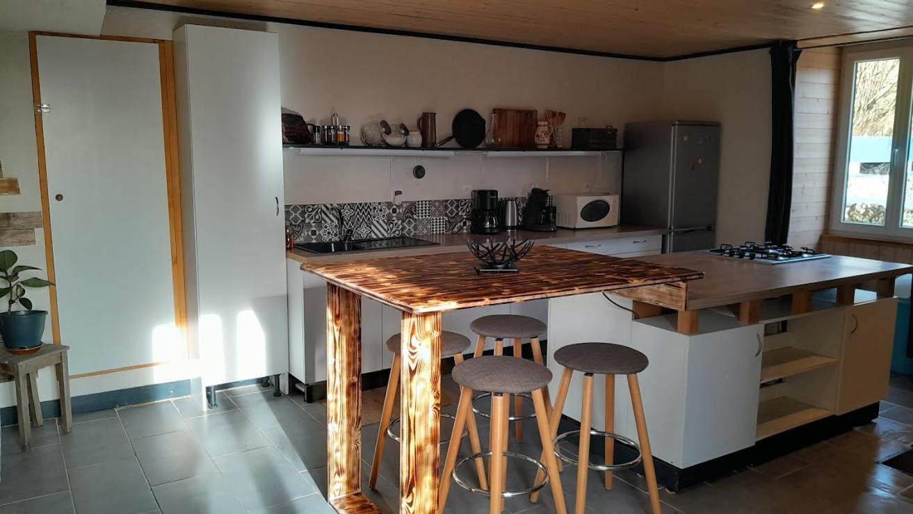 Maison Renove En Pierre Crotenay Esterno foto