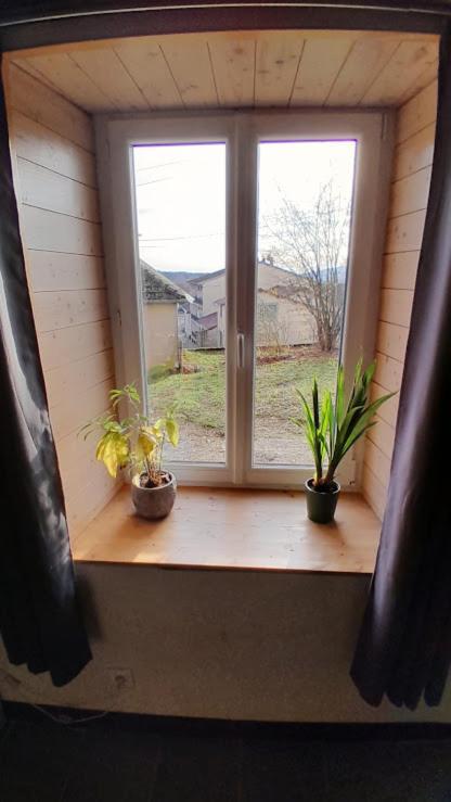 Maison Renove En Pierre Crotenay Esterno foto
